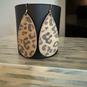 Nickel & Suede Earrings